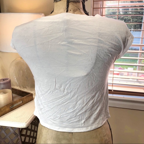 “ Love “ Script Graphic Soft Tee Blue Gold Cream - Picture 4 of 10